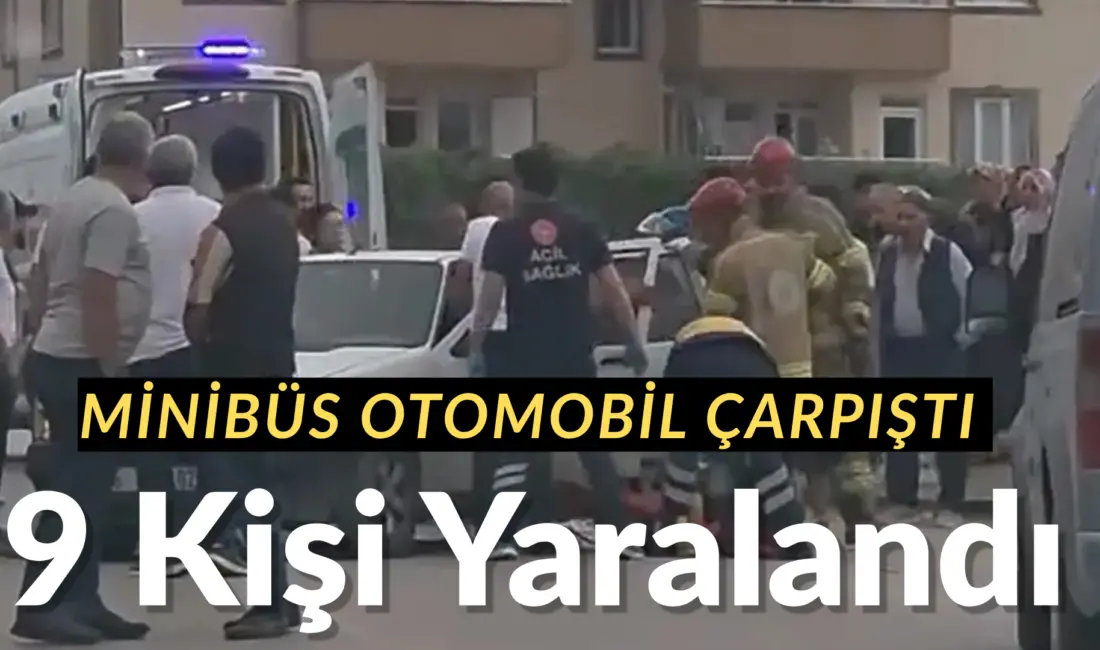 Bursa’nın İnegöl ilçesinde minibüs ile otomobilin çarpıştığı trafik kazasında 3’ü
