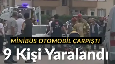 Bursa’nın İnegöl ilçesinde minibüs ile otomobilin çarpıştığı trafik kazasında 3’ü