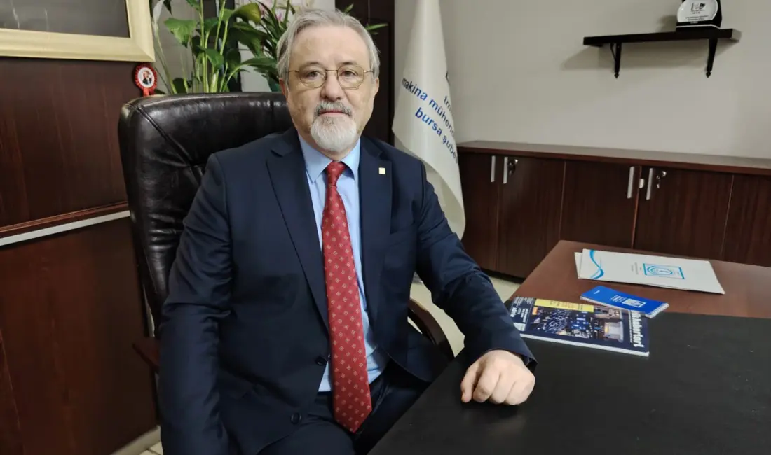 TMMOB Makina Mühendisleri Odası Bursa Şubesi Başkanı Murat Korkut, araç