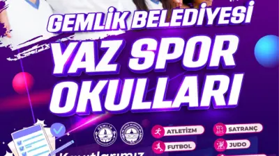 Gemlik Belediyesi Yaz Spor Okulları Kayıtları Başladı! Yaz tatilini sporla,