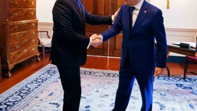 ABD Dışişleri Bakanı Marco Rubio ile Almanya Dışişleri Bakanı Johann