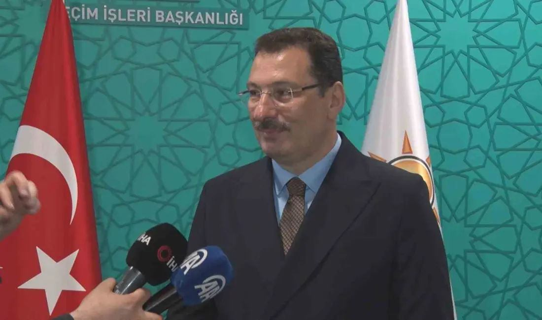AK Parti Genel Başkan Yardımcısı ve Seçim İşleri Başkanı Ali