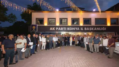 AK Parti Konya İl Başkanlığı tarafından merkez Selçuklu, Meram ve