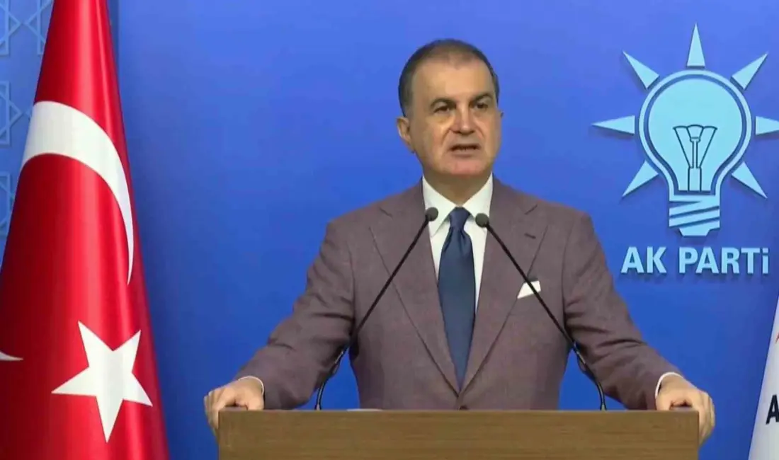 AK Parti Sözcüsü Ömer Çelik, terörsüz Türkiye sürecine ilişkin, “Artık