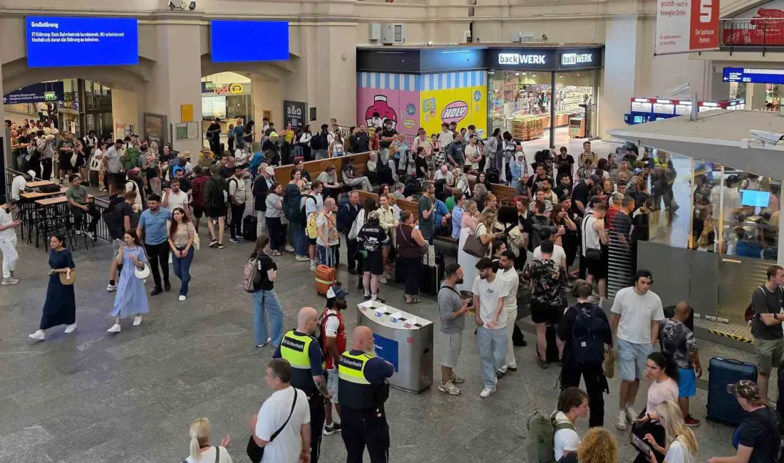 Almanya’da makinistler ile sinyal merkezleri arasındaki iletişimi sağlayan dijital tren