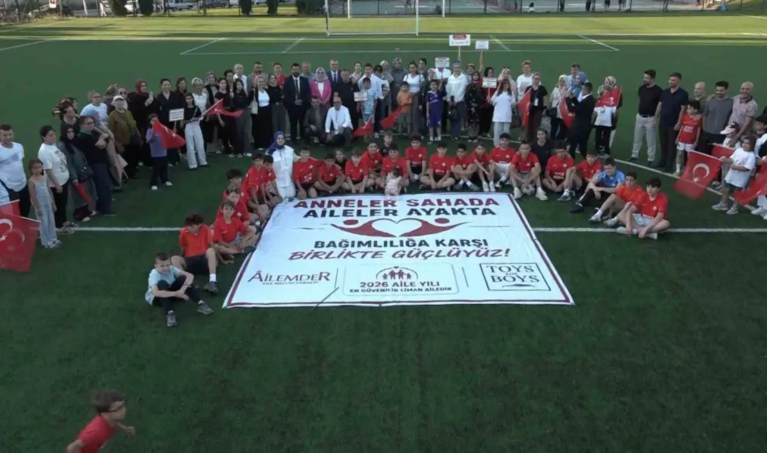 Bursa’da Aile Meclisi Derneği (AİLEMDER) tarafından “Spora evet, uyuşturucuya hayır”