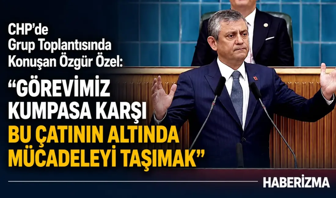 CHP Grup Başkanı Özgür Özel, ‘mutlak butlan’ sonrası ilk grup