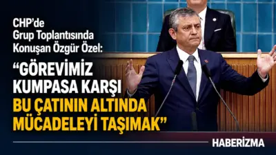 CHP Grup Başkanı Özgür Özel, ‘mutlak butlan’ sonrası ilk grup