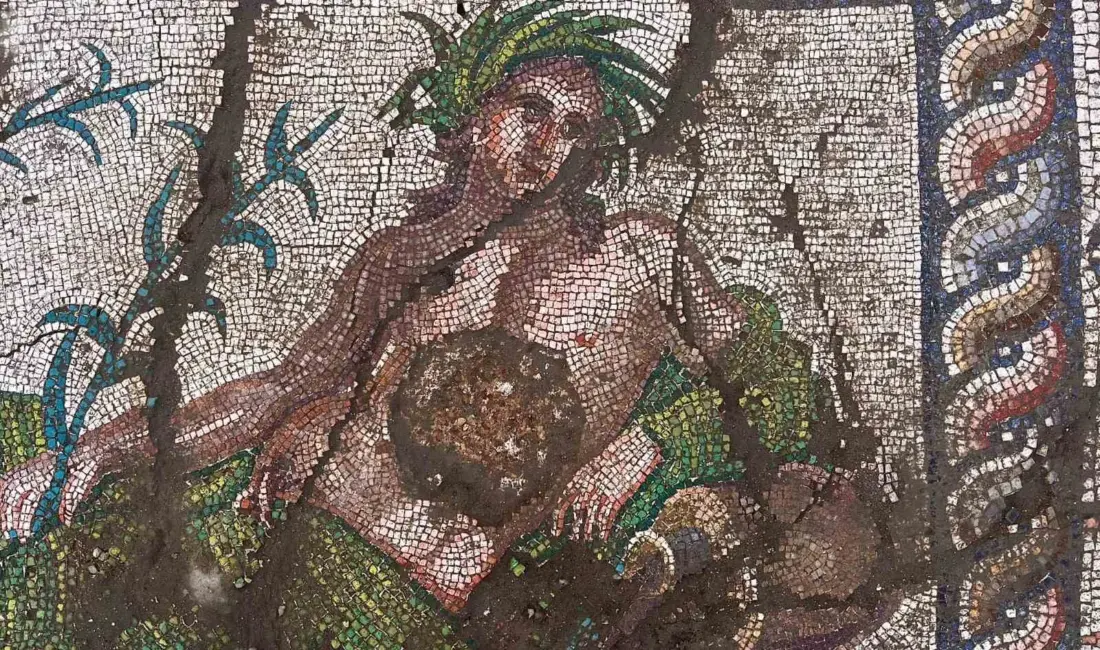 Aspendos’ta yürütülen kazı çalışmalarında mozaik sanatında oldukça sınırlı sayıda örneğine