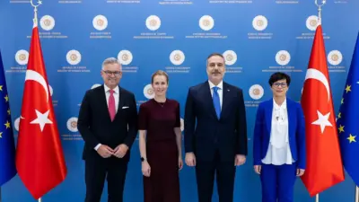 Dışişleri Bakanı Hakan Fidan, Avrupa Birliği (AB) Komisyonu Başkanı Kaja