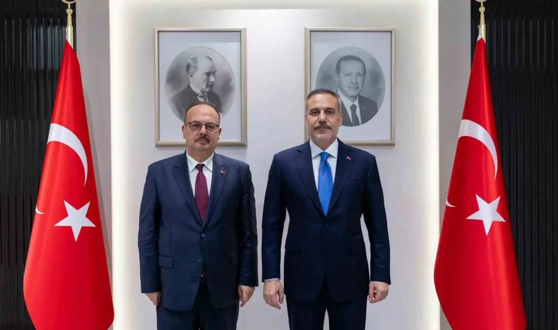 Dışişleri Bakanı Hakan Fidan, Ankara Valisi Yakup Canbolat’ı kabul etti.