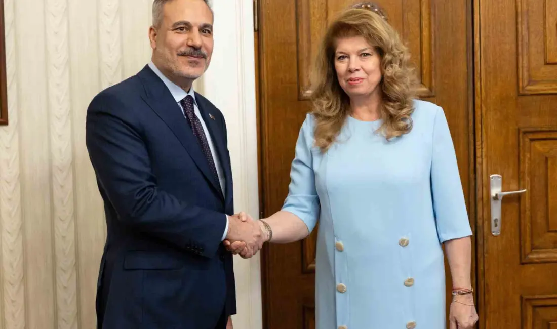Dışişleri Bakanı Hakan Fidan, Sofya’da Bulgaristan Cumhurbaşkanı İliyana Yotova tarafından