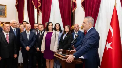 Dışişleri Bakanı Hakan Fidan, Sofya temasları kapsamında Bulgaristan’daki Türk iş