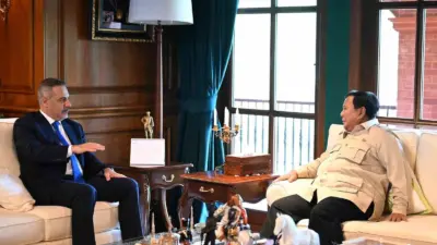 Dışişleri Bakanı Hakan Fidan, Jakarta’da Endonezya Cumhurbaşkanı Prabowo Subianto ile