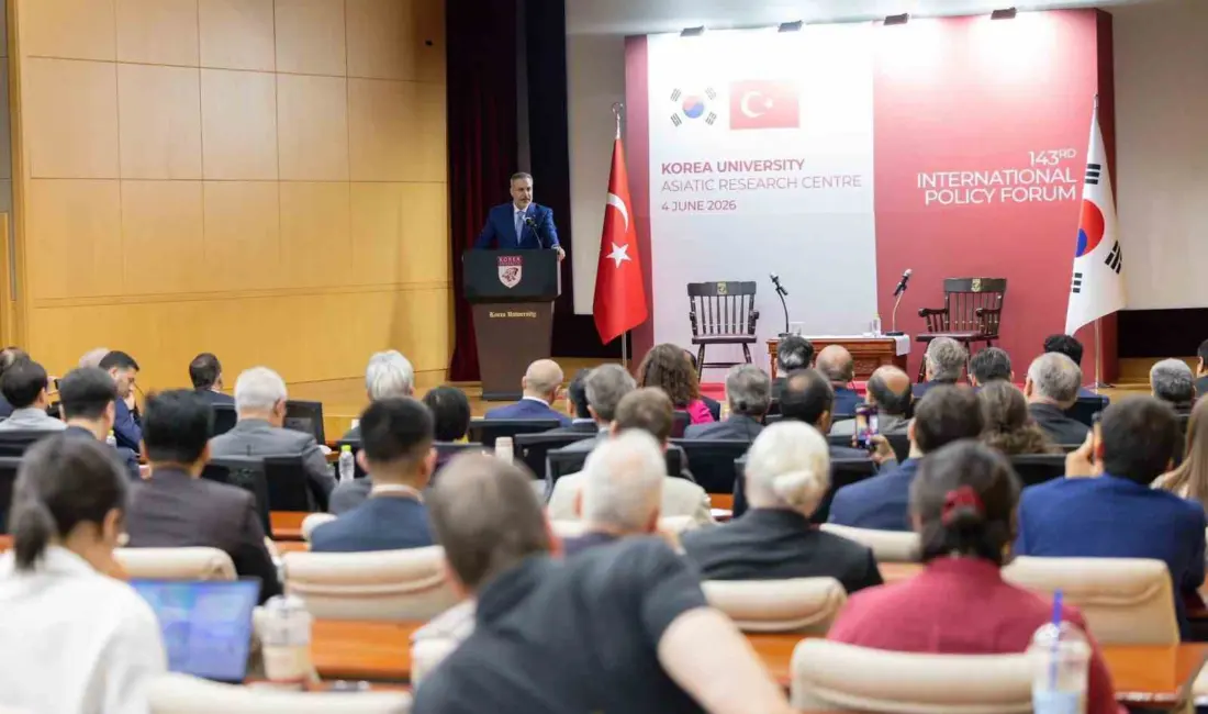 Dışişleri Bakanı Hakan Fidan, Seul’de Kore Üniversitesi’nce düzenlenen “143. Uluslararası