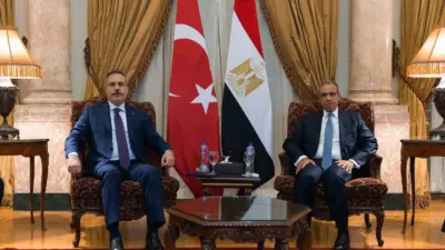 Dışişleri Bakanı Hakan Fidan, Kahire ziyareti kapsamında Mısır Dışişleri Bakanı