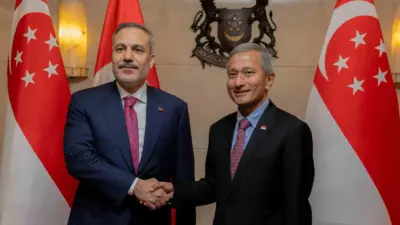 Dışişleri Bakanı Hakan Fidan, Singapur ziyareti kapsamında Başbakanı Lawrence Wong