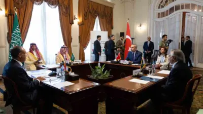 Dışişleri Bakanı Hakan Fidan, Kahire’de gerçekleştirilen Türkiye-Mısır-Pakistan-Suudi Arabistan Dışişleri Bakanları