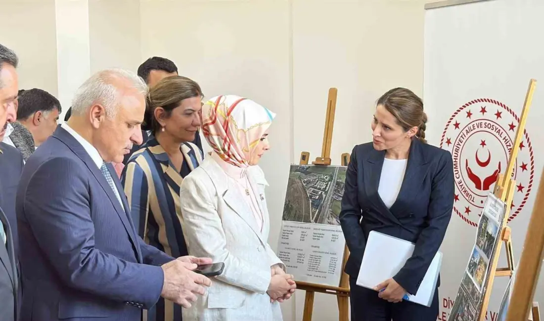 Aile ve Sosyal Hizmetler Bakanı Mahinur Özdemir Göktaş, inşası süren