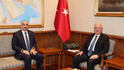 Milli Savunma Bakanı Yaşar Güler, Azerbaycan’ın Ankara Büyükelçisi Reşad Memmedov’u