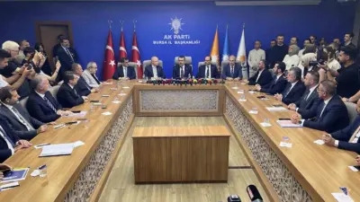 AK Parti Bursa İl Başkanığı ziyaretinde konuşan Milli Eğitim Bakanı