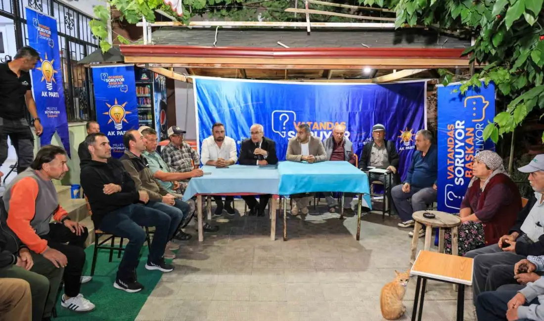 Denizli’nin Çameli ilçesinde, “Vatandaş Soruyor, Başkan Cevaplıyor” buluşmaları kapsamında Belediye