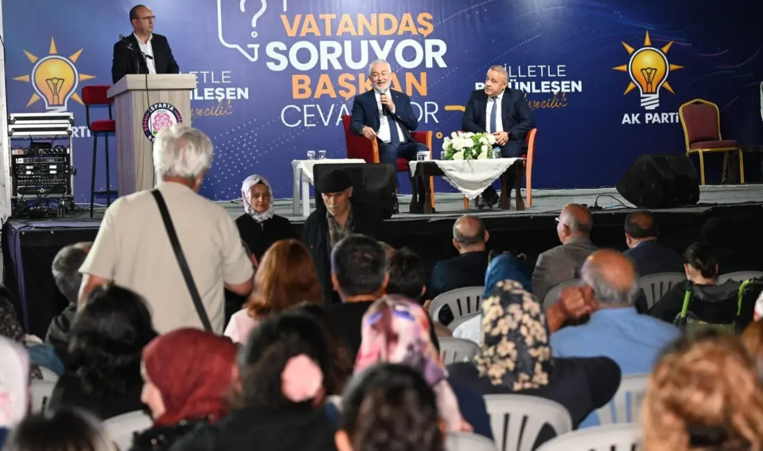 Isparta Belediye Başkanı Şükrü Başdeğirmen, ‘Vatandaş Soruyor, Başkan Cevaplıyor’ programı
