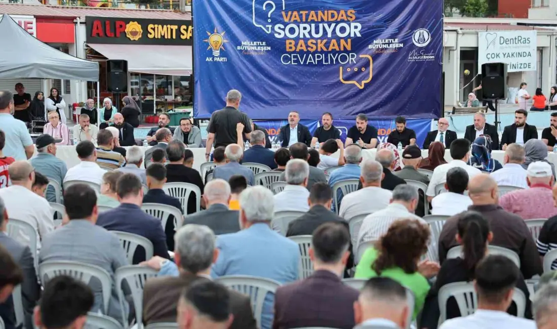 Sincan Belediye Başkanı Murat Ercan, ‘Vatandaş Soruyor, Başkan Cevaplıyor’ programları