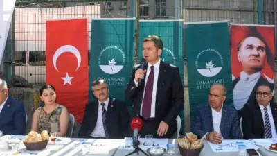 Halkla iç içe bir yönetim anlayışı benimseyen Osmangazi Belediye Başkanı
