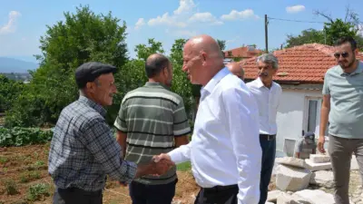 Babadağ Belediye Başkanı Murat Kumral, Fen İşleri Birimi ekipleriyle birlikte