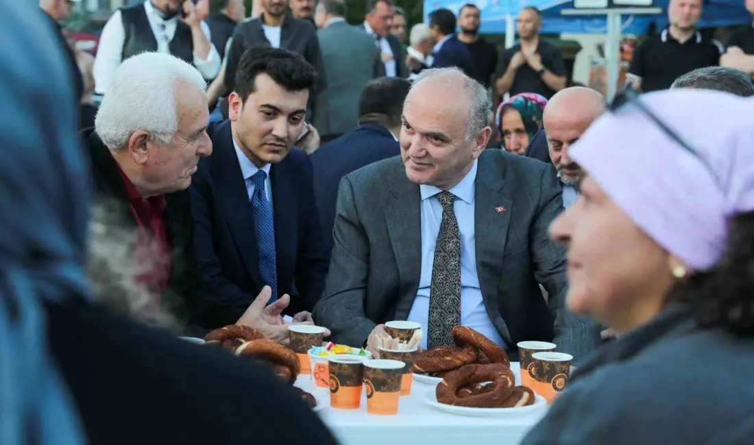 Düzce Belediye Başkanı Dr. Faruk Özlü, mahalle buluşmaları kapsamında Konuralp