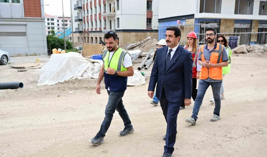 Battalgazi Belediye Başkanı Bayram Taşkın, Niyazi Mısri Rezerv Alanı’nda yapımı
