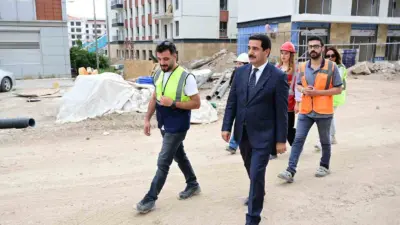 Battalgazi Belediye Başkanı Bayram Taşkın, Niyazi Mısri Rezerv Alanı’nda yapımı