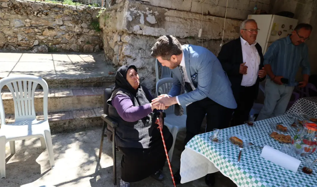 Tavas Belediye Başkanı Kadir Tatık, şehitler Halil Öneri ve Ömer