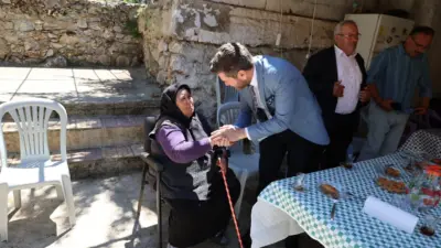 Tavas Belediye Başkanı Kadir Tatık, şehitler Halil Öneri ve Ömer