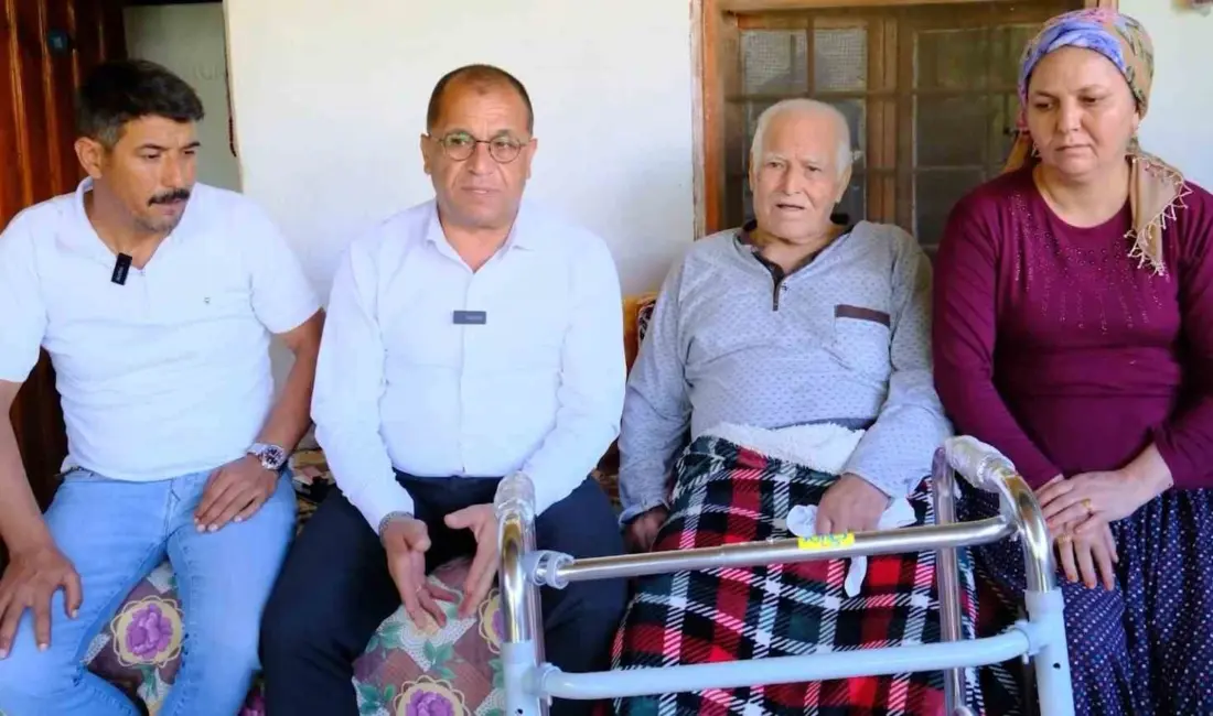 Adana’nın Saimbeyli ilçesine bağlı Himmetli Mahallesi’nde, 79 yaşındaki engelli babasıyla