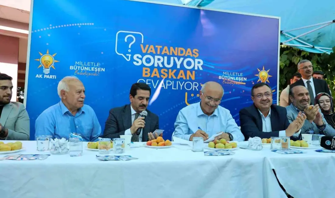 Battalgazi Belediye Başkanı Bayram Taşkın, “Vatandaş Soruyor, Başkan Cevaplıyor” programı