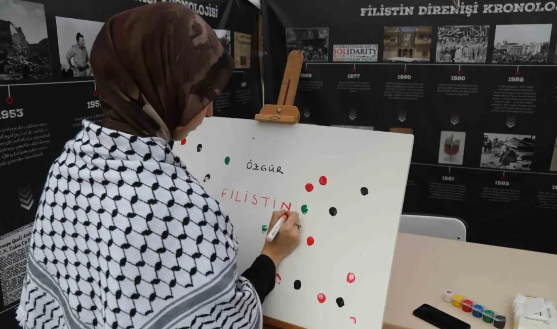 Bursa Teknik Üniversitesinde (BTÜ), öğrenciler ve akademik-idari personelin katılımıyla İsrail’in