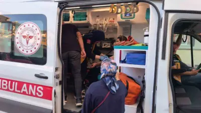 Bursa’nın İnegöl ilçesinde otomobil ile cipin çarpıştığı kazada 4 kişi