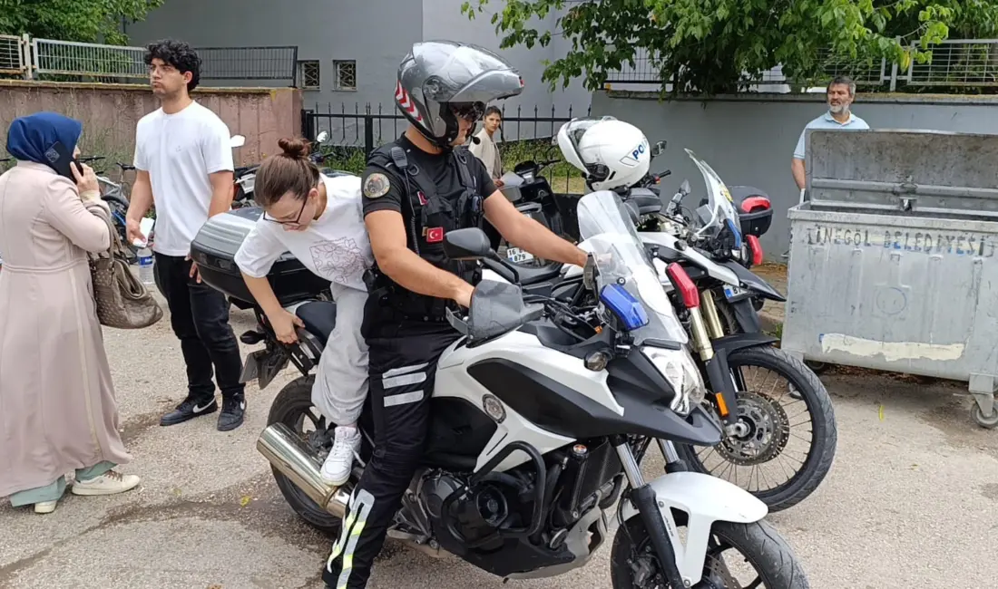Bursa’nın İnegöl ilçesinde Yükseköğretim Kurumları Sınavı’na (YKS) girecek bir öğrenci