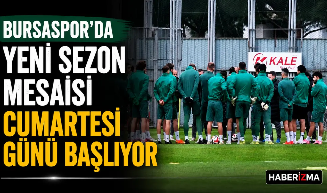 Trendyol 1. Lig’de şampiyonluk mücadelesi vermeye hazırlanan Bursaspor’un yeni sezon