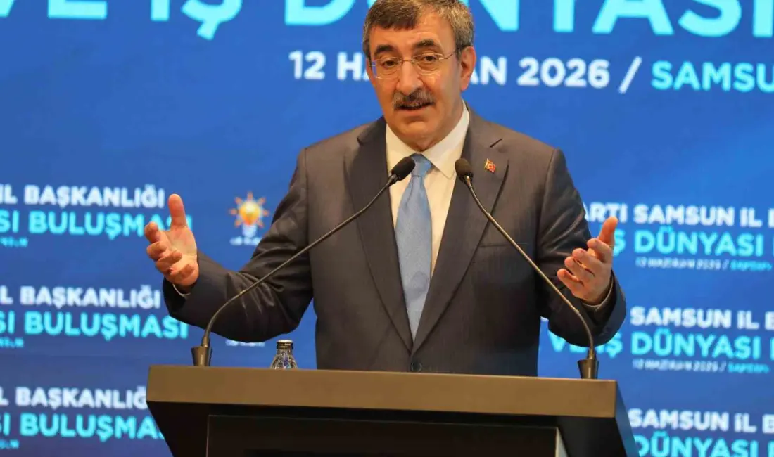 Samsun’da STK ve İş Dünyası Buluşması’na katılan Cumhurbaşkanı Yardımcısı Cevdet