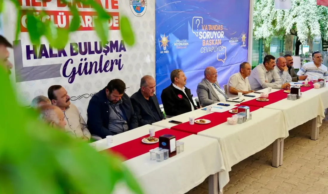 Darende Belediye Başkanı Alican Bozkurt, vatandaşlarla bir araya gelerek talep