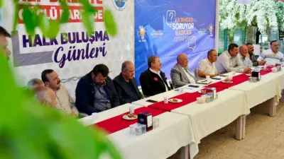 Darende Belediye Başkanı Alican Bozkurt, vatandaşlarla bir araya gelerek talep