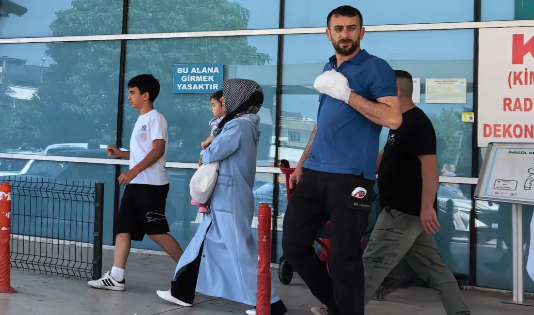 Bursa’nın İnegöl ilçesinde elini makineye kaptıran işçinin parmağı koptu. Olay,