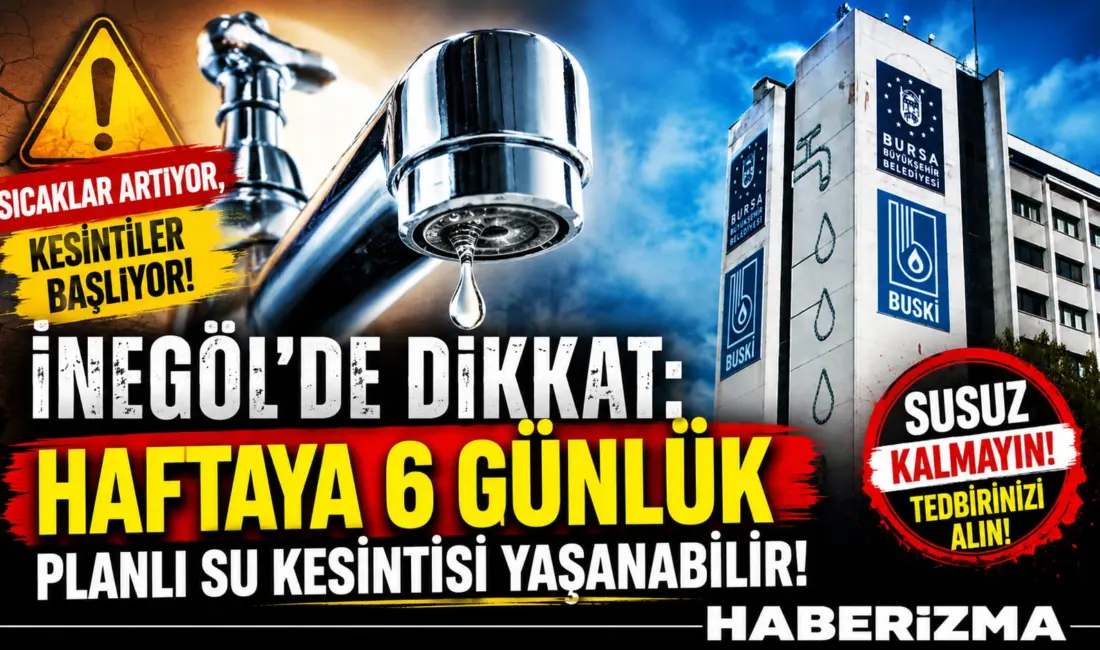 ​BUSKİ Genel Müdürlüğü, İnegöl’de yürütülecek kanalizasyon çalışmaları nedeniyle Akhisar Mahallesi’nin
