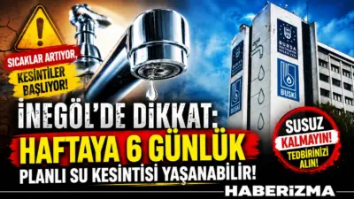 ​BUSKİ Genel Müdürlüğü, İnegöl’de yürütülecek kanalizasyon çalışmaları nedeniyle Akhisar Mahallesi’nin