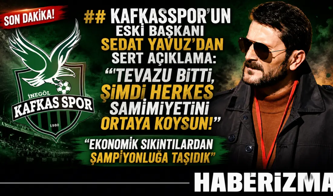 Kafkasspor’un Eski Başkanı Sedat Yavuz’dan Sert Açıklama: “Tevazu Bitti, Şimdi