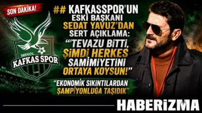 Kafkasspor’un Eski Başkanı Sedat Yavuz’dan Sert Açıklama: “Tevazu Bitti, Şimdi