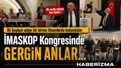 İMASKOP KONGRESİNDE GERGİN ANLAR.. İMASKOP’ta seçimli mali kongre de seçimler